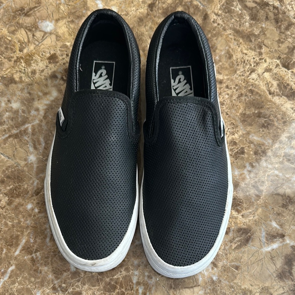 Vans Black Slip-On Sneakers